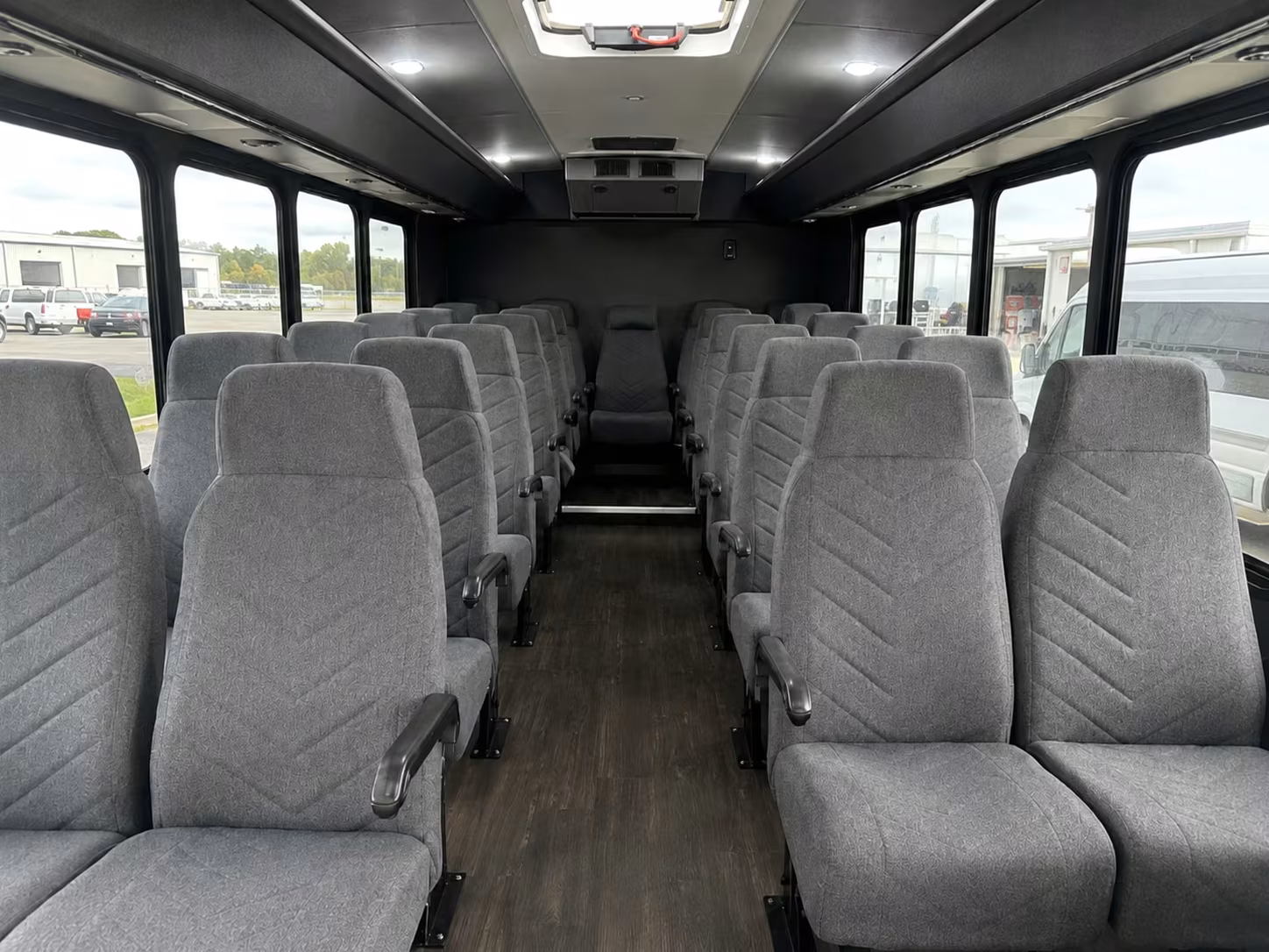 18 passenger minibus interior