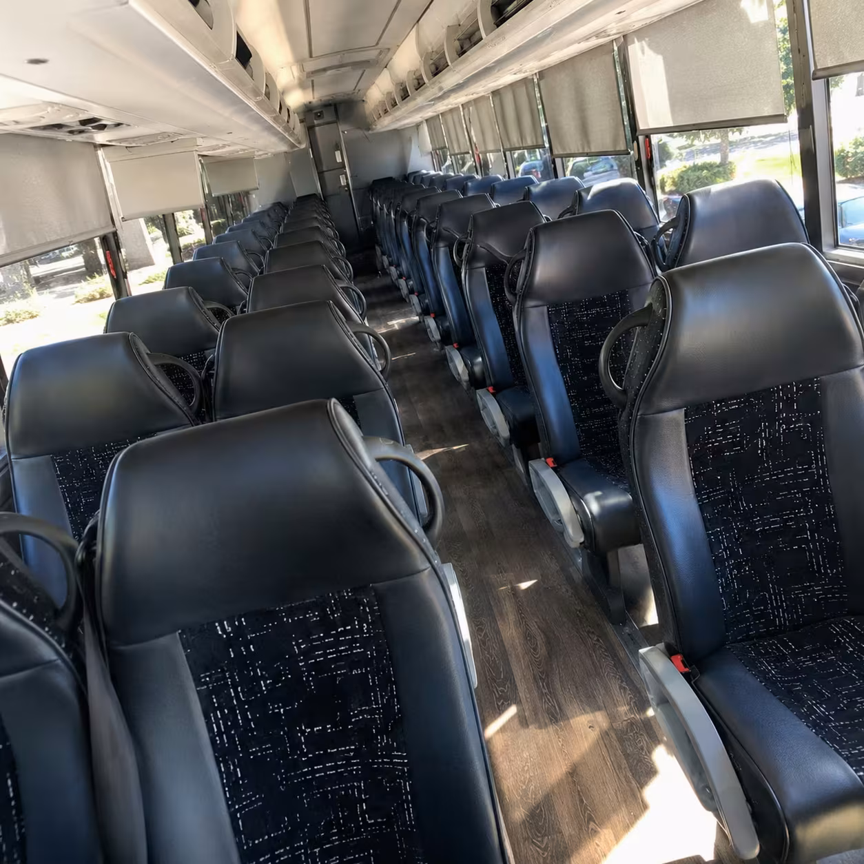 comfortable charter bus rentals for long drives from odessa