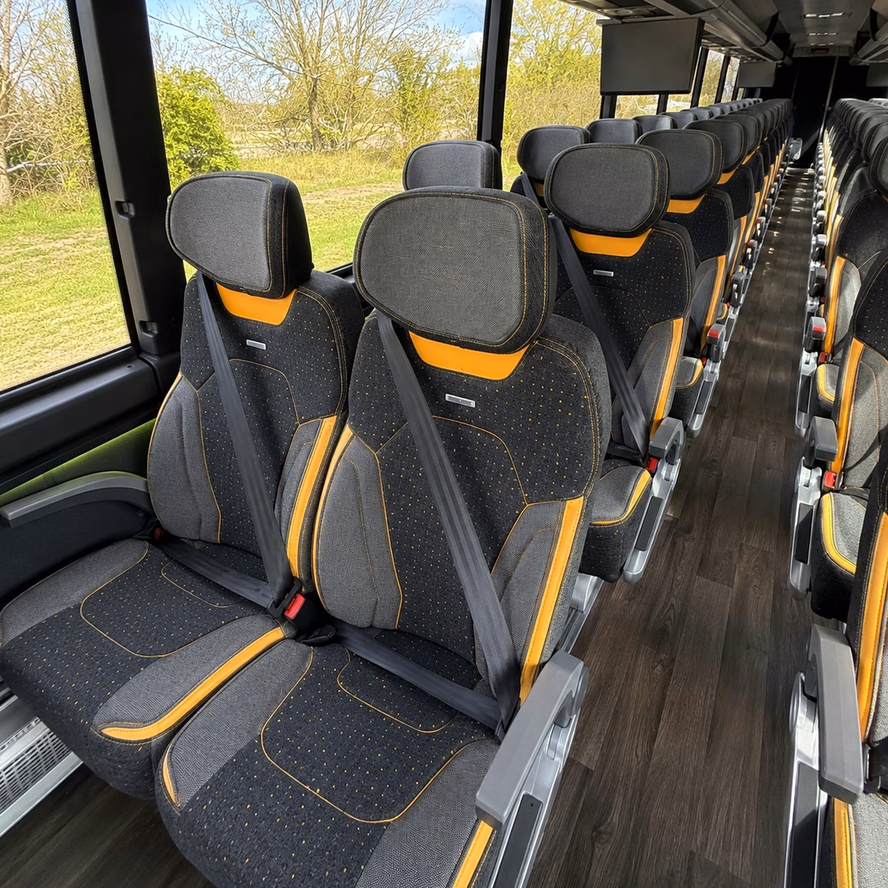 odessa charter bus interior gallery