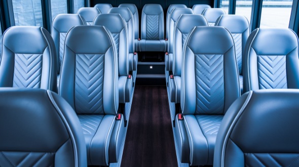 28 passenger minibus interior