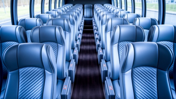 50 passenger charter bus interior