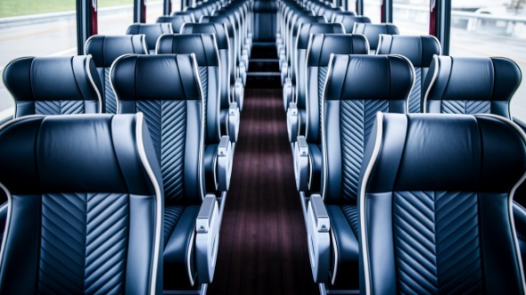 odessa 55 passenger charter bus inside