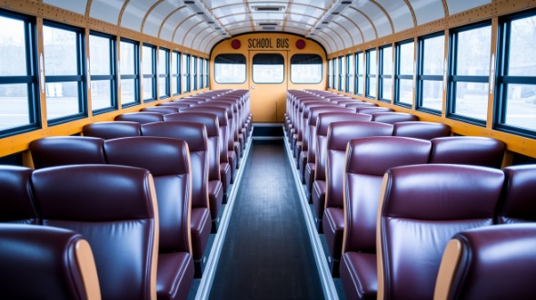odessa school bus rental inside